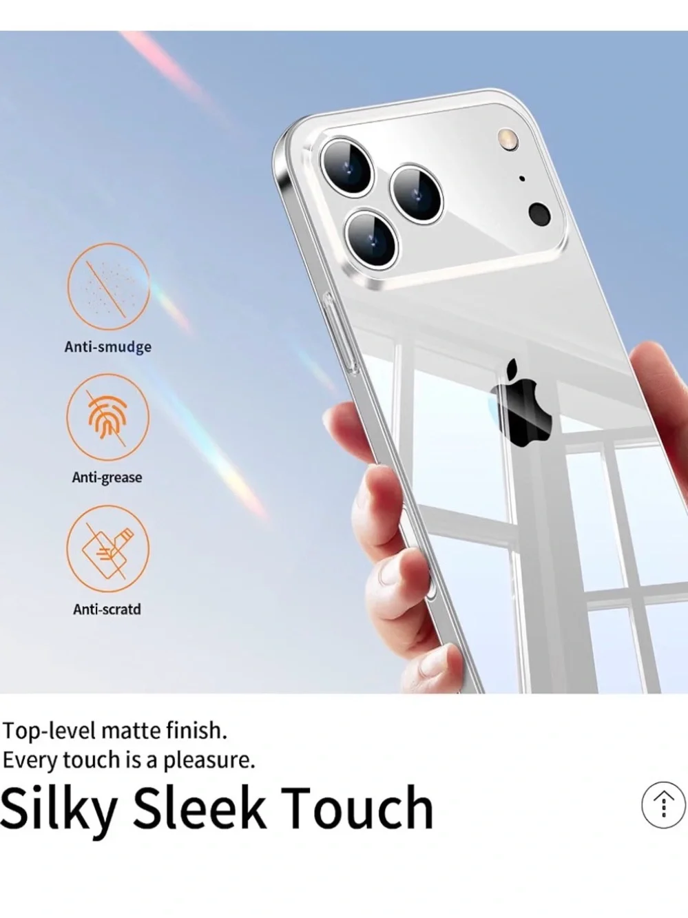 Clear Transparent Slim Phone Case thin transparent for iPhone 17air NEW
